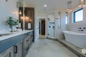 Northern Colorado bathroom remodel large bath