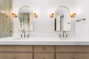 Northern Colorado Bathroom Remodel Double Vanity